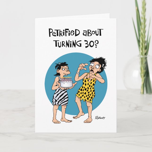 Funny 30th Birthday Card (Front)