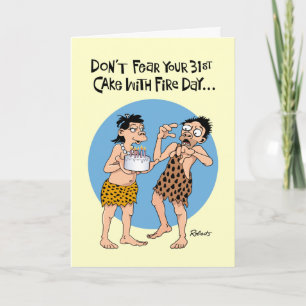 Funny 31st Birthday Card