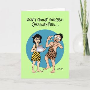 Funny 36th Birthday Card