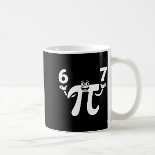 Funny 3.14 67 6 7 meme design cute math nerd gen z coffee mug
