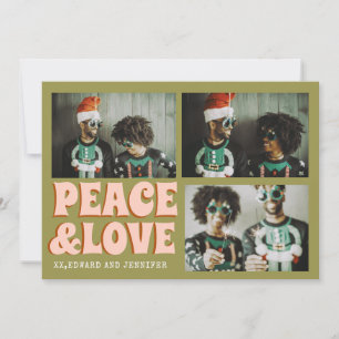 Funny 3 photo Merry Xmas Cute Funny Christmas  Card