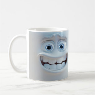 Funny 3D Face  Coffee Mug