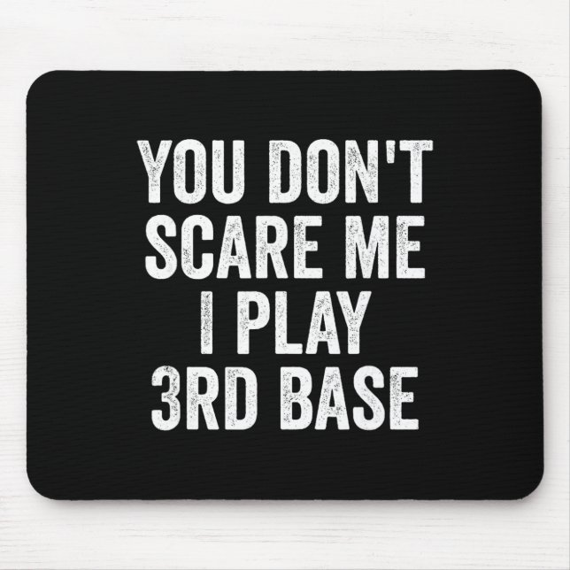 Funny 3rd Se Player Softll Sell Quote  Mouse Pad (Front)