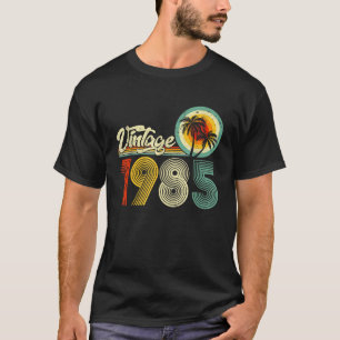 Funny 40 Years Old Gifts Vintage Born In 1985 T-Shirt