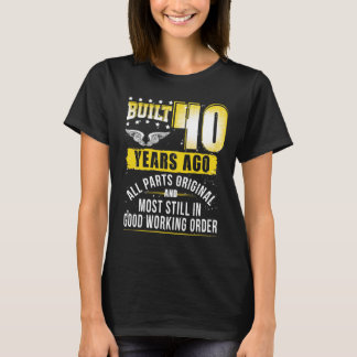 Funny 40th Birthday B-Day Gift Saying Age 40 Year T-Shirt