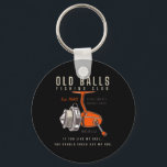 Funny 40th Birthday Fishing Pun For Men's Over The Key Ring<br><div class="desc">Funny 40th Birthday Fishing Pun For Men's Over The Hill 40</div>