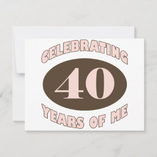 Funny 40th Birthday Gifts Card