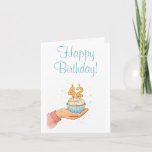 Funny 42nd! note card