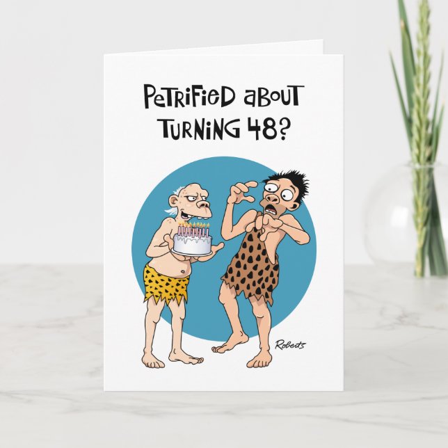 Funny 48th Birthday Card (Front)