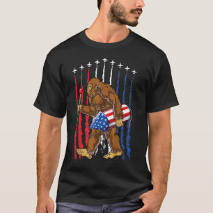 Funny 4 Of July Design Flag Usa T-Shirt