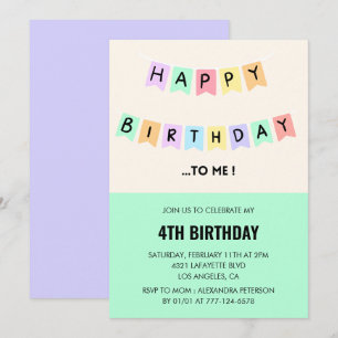  Funny 4th birthday invitations Happy Birthday