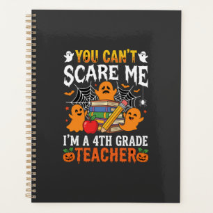 Funny 4th Grade Teacher Halloween Ghost Planner