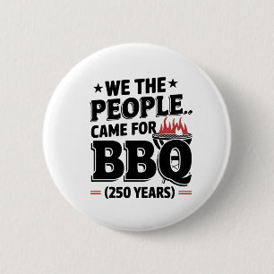 Funny 4th Of July 250th July Anniversary   6 Cm Round Badge