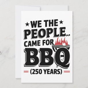 Funny 4th Of July 250th July Anniversary Card