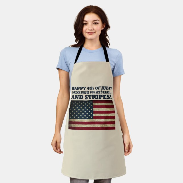Funny 4th of july apron (Worn)