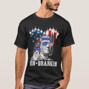 Funny 4th Of July Ben Drankin Patriotic T-Shirt