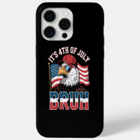 Funny 4th of July Bruh Patriotic Eagle