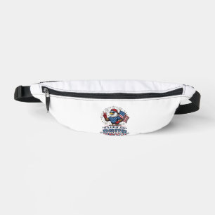 Funny 4th of July Eagle Bruh Patriotic Shirt Desig Bum Bags