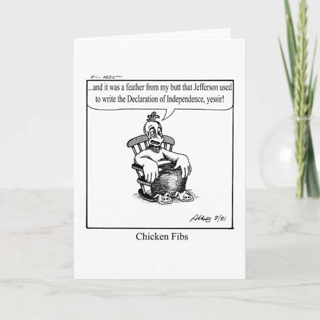 Funny 4th of July Greeting Card! Card (Front)