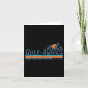 Funny 4th Of July Gulf Of Usa America Est 2025 Card