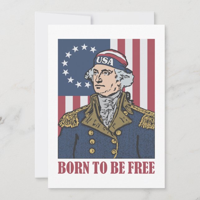 Funny 4th of July Holiday Party Invitation (Front)