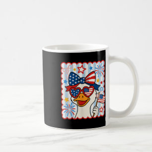 Funny 4th Of July Patriotic Silly Goose American G Coffee Mug