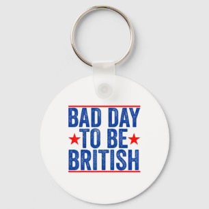 Funny 4th Of July Shirt Byd Day To Be British 2  Key Ring