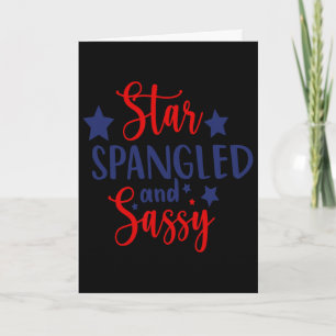 Funny 4th Of July Star Spangled Patriotic Sy Toddl Card