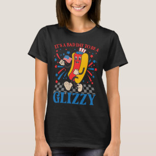 Funny 4th Of July Usa Hotdog It's A Bad Day To Be T-Shirt