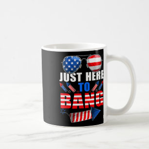 Funny 4th Of July Usa Sungles Fireworks Bang Patri Coffee Mug