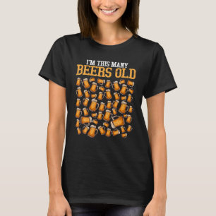 Funny 50 Year Old Beer Drinking Gift 50Th Birthday T-Shirt