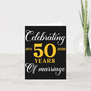 Funny 50 Years Of Marriage 1976 50th Wedding Anniv Card