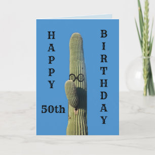 Funny 50th Birthday Card
