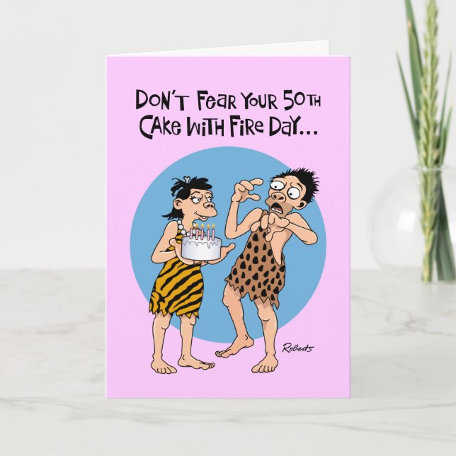 Funny 50th Birthday Card (Front)