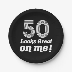 Funny 50th Birthday For Her Paper Plate