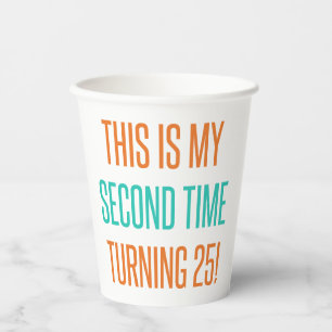 Funny 50th Birthday For Women Paper Cups