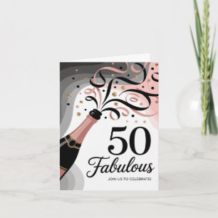 Funny 50th Birthday Wishes for Siblings Invitation