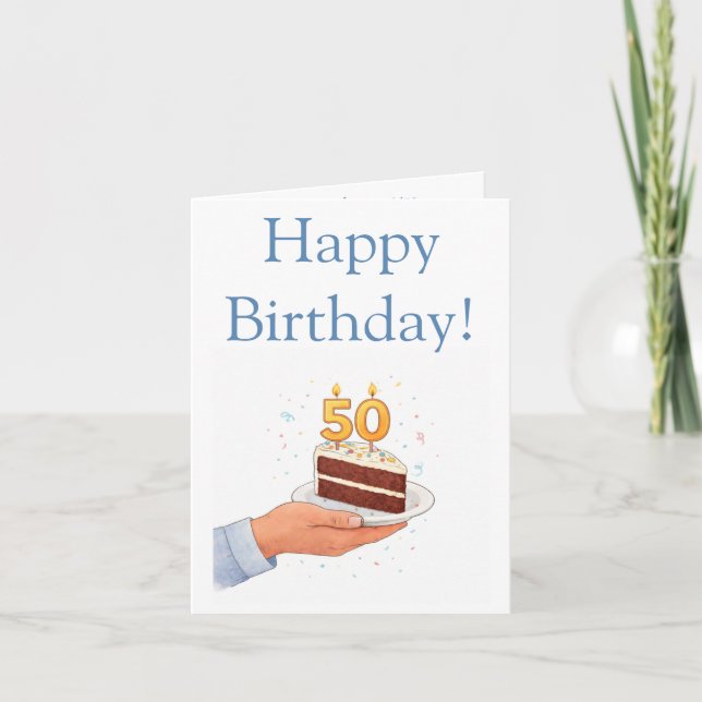 Funny 50th card (Front)