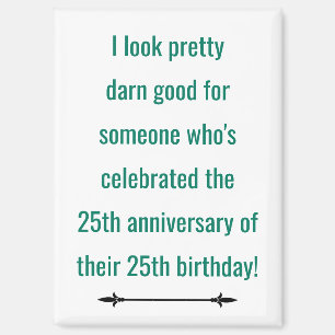 Funny 50th magnet