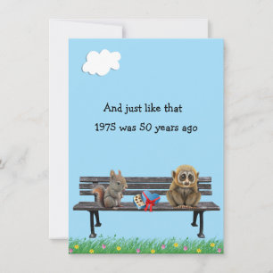 Funny 50th Year Reunion Invitation