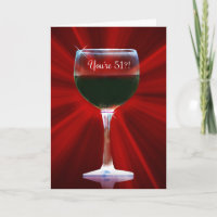 Funny 51st Wine Themed Happy Birthday