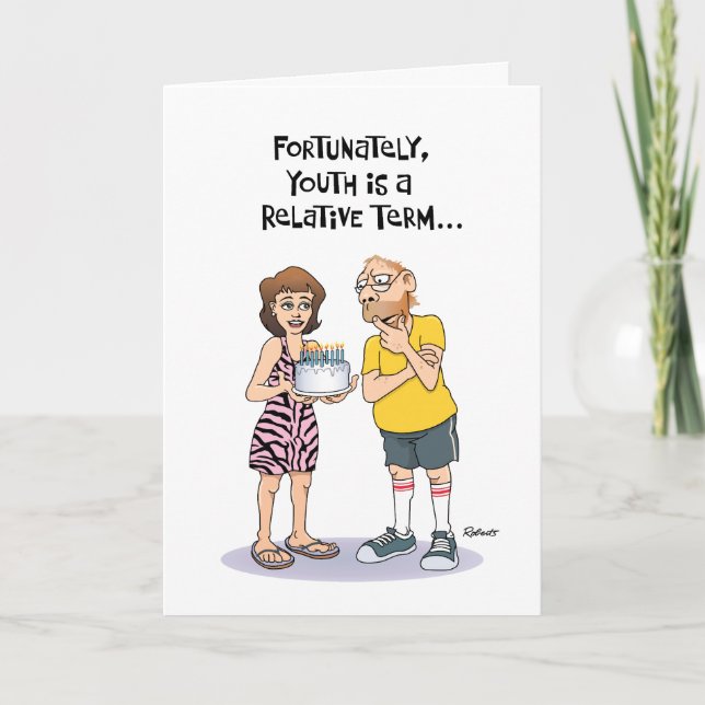 Funny 54th Birthday Card (Front)