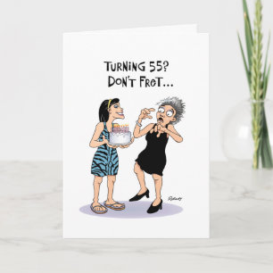 Funny 55th Birthday Card