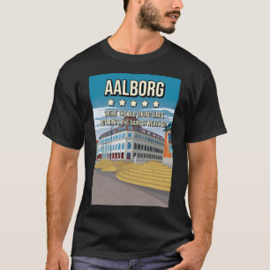 Funny 5 star Aalborg Denmark Humourous Travel Post T-Shirt