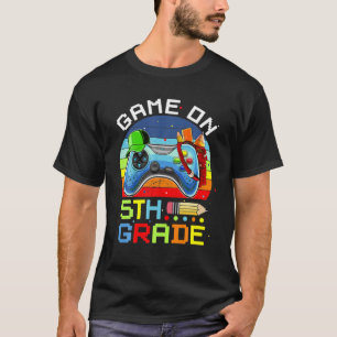 Funny 5Th Grade Back To School Video Game T-Shirt