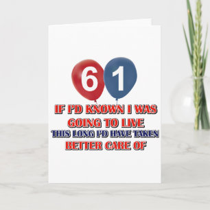 Funny 60 year old birthday card