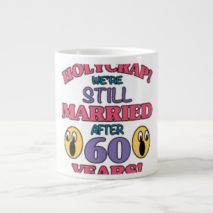 Funny 60th Anniversary Large Coffee Mug