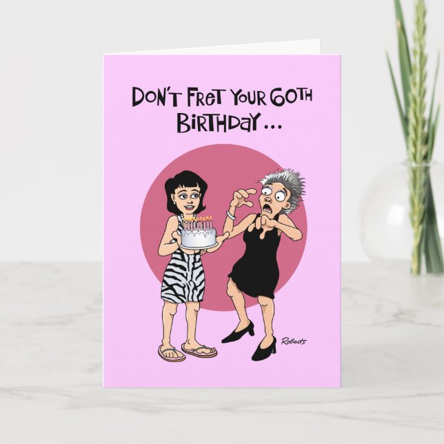 Funny 60th Birthday Card (Front)