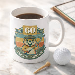 Funny 60th Birthday Coffee Mug<br><div class="desc">Celebrate turning 60 with a laugh every morning! This funny 60th birthday mug features a goofy “Still Swinging After All These Years” design with 60 proudly displayed. Perfect for golfers who know that age is just a number—especially when the swing is still going strong. A hilarious 60th birthday gift for...</div>