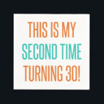 Funny 60th Birthday For Women Napkin<br><div class="desc">A cute birthday gift idea for women turning a milestone age.</div>